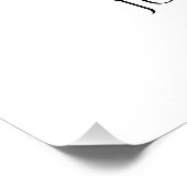 Welkom om te signeren perfect poster (Hoek)