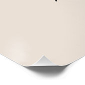 Welkom om te signeren perfect poster (Hoek)