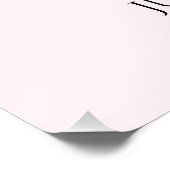 Welkom om te signeren perfect poster (Hoek)