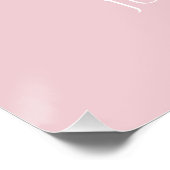 Welkom om te signeren perfect poster (Hoek)