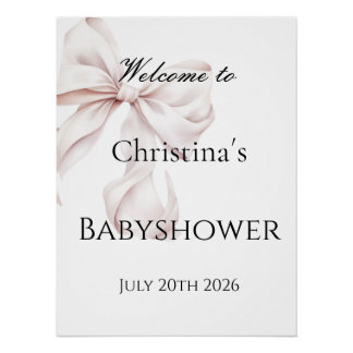 Welkom om te signeren perfect poster