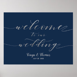 Welkom, ons bord voor de waskalligrafie van de Zil Poster