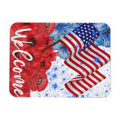 Welkom op 4 juli magneet (Horizontaal)