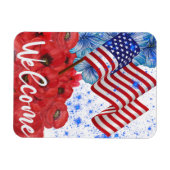 Welkom op 4 juli magneet (Horizontaal)