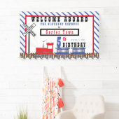 Welkom op 5th Birthday Express Train Spandoek (Insitu)