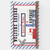 Welkom op 5th Birthday Express Train Spandoek (Verticaal)