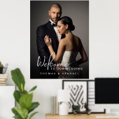 Welkom op Aangepast fotohuwelijk Poster (Thuiskantoor)