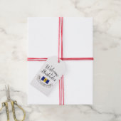 Welkom op Barbados | Bestemmingsweddenschap Cadeaulabel (Met Touw)