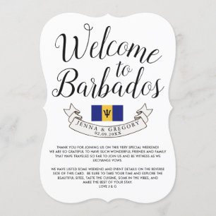 Welkom op Barbados   Bestemmingsweddenschap Kaart