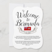 Welkom op Bermuda | Trouwcadeau voor reizigers Kaart (Voorkant)