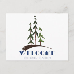 Welkom op Cabin Briefkaart