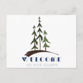 Welkom op Cabin Briefkaart (Voorkant)