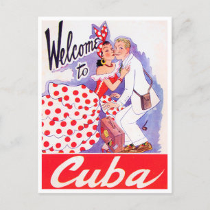Welkom op Cuba, oud briefkaart