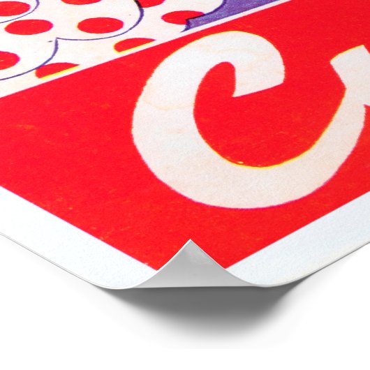 Welkom op Cuba, oud poster (Hoek)