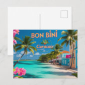 Welkom op Curacao ansichtkaart Feestdagenkaart (Voorkant / Achterkant)