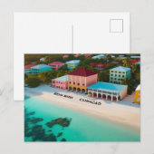 Welkom op Curacao ansichtkaart Feestdagenkaart (Voorkant / Achterkant)