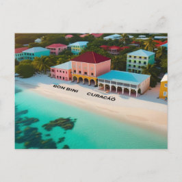 Welkom op Curacao ansichtkaart Feestdagenkaart