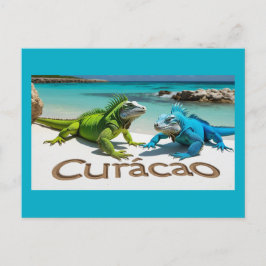 Welkom op Curacao ansichtkaart Feestdagenkaart