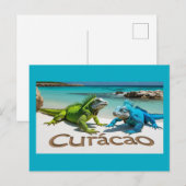 Welkom op Curacao ansichtkaart Feestdagenkaart (Voorkant / Achterkant)