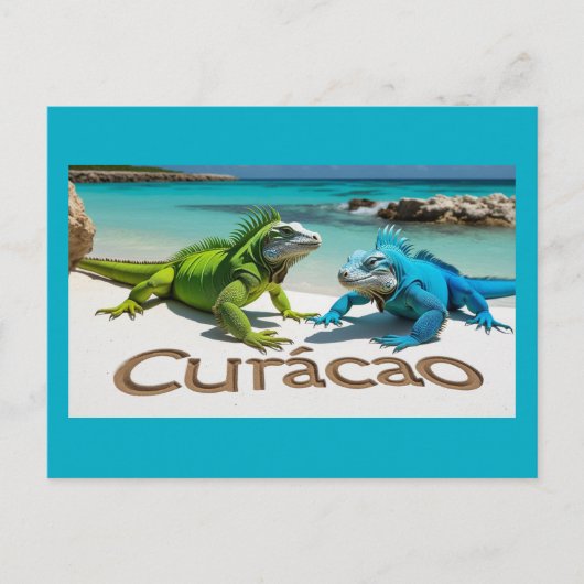Welkom op Curacao ansichtkaart Feestdagenkaart (Voorkant)