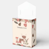Welkom op de baby shower Bosdieren Bedankdoosjes (Geopend)