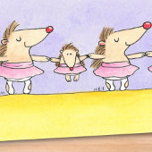Welkom op de Balletschool Briefkaart