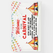 Welkom op de Carnaval Banner (Verticaal)