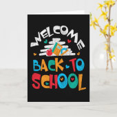 Welkom op de eerste dag van de schoolstudent kaart (Gele Bloem)