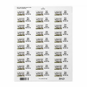 **WELKOM OP DE ETIKETTERING VAN HET LAK"** TERUGNA ETIKET (Full Sheet)