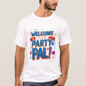 Welkom op de kerstparty t-shirt (Voorkant)