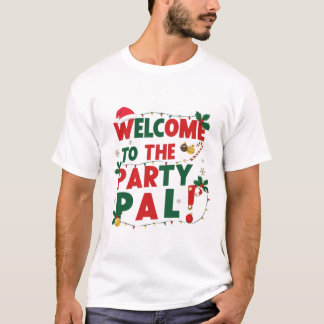Welkom op de kerstparty t-shirt