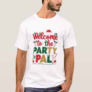 Welkom op de kerstparty t-shirt