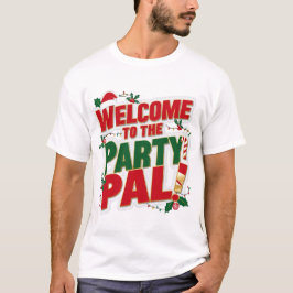 Welkom op de kerstparty t-shirt