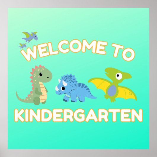 Welkom op de kleuterschool poster (Voorkant)