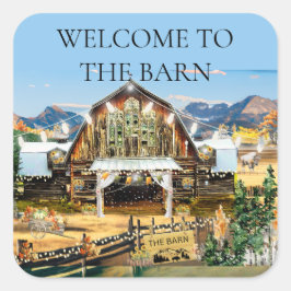 Welkom op de schuur Sticker Herfst/Oogst