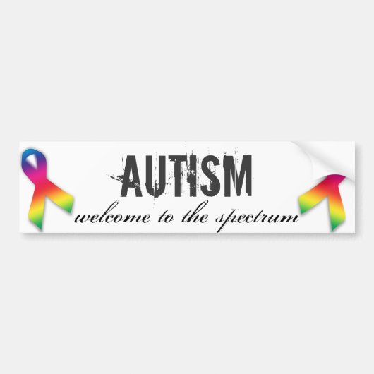 Welkom op de sticker met spectrumbumper (Voorkant)
