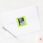 Welkom op de verpleegschool vierkante sticker (Envelop)