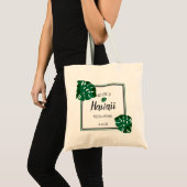 Welkom op de wedstrijd van Monstera Leaf Destinati Tote Bag (Voorkant (product))