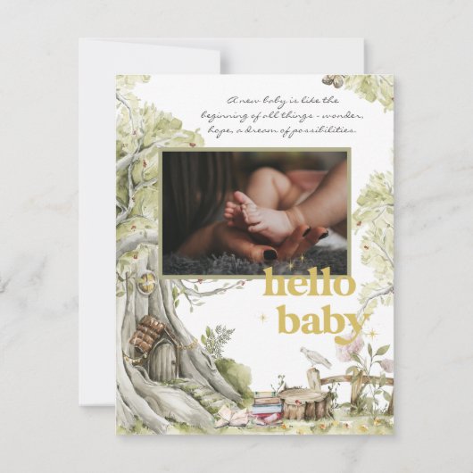 Welkom op de wereld | Bosbouwbossen (Achterkant)