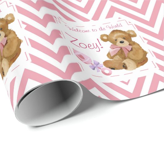 Welkom op de wereld cadeaupapier (Rol Hoek)