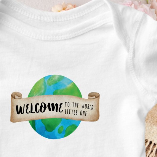 Welkom op de wereld Little One aarde Romper