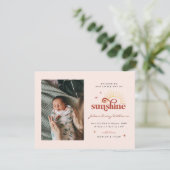 Welkom op de wereld | | Zonnegeboorte-Ray (Staand voorkant)