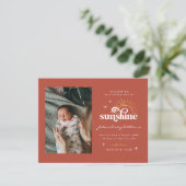 Welkom op de wereld | | Zonnegeboorte-Ray (Staand voorkant)