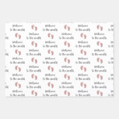 Welkom op de wereldmarkt voor Baby in papierbladen Inpakpapier Vel (Voorkant 2)