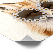 Welkom op de Wild One Daisy Fox Baby Shower Poster (Hoek)