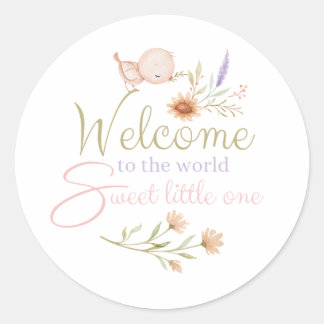 Welkom Op Deze Wereld Baby Stickers 