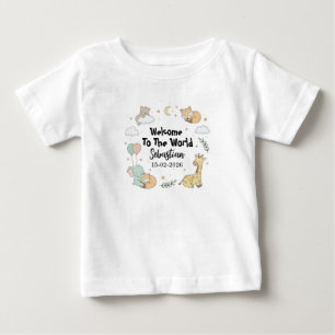 Welkom Op Deze Wereld Sebastian Baby T-Shirt