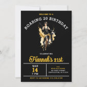 Welkom op een 20-jarig verjaardagsfeestje kaart (Voorkant)