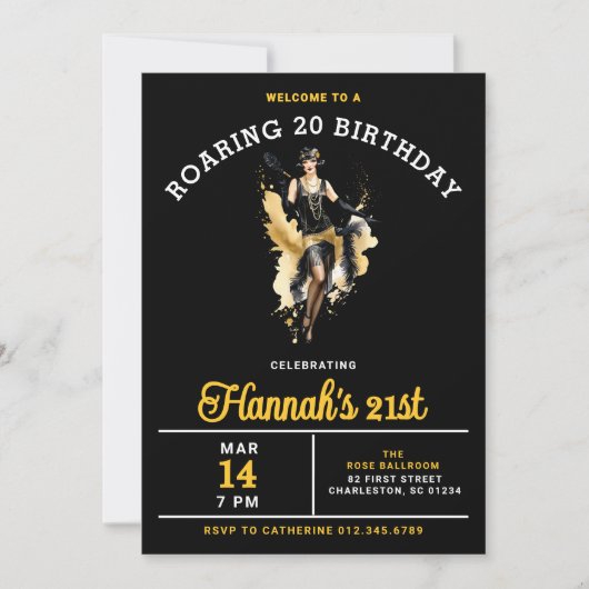 Welkom op een 20-jarig verjaardagsfeestje kaart (Voorkant)