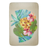 Welkom op het eiland Pineapple Badmat (Voorkant Verticaal)